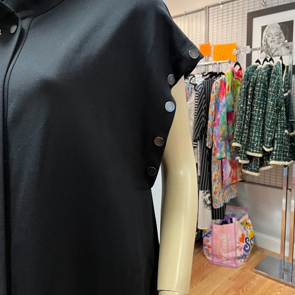 NWT M Carre Noir Heavy Knit Double Snap Duster with Removeable Snap Arms - Picture 5 of 5